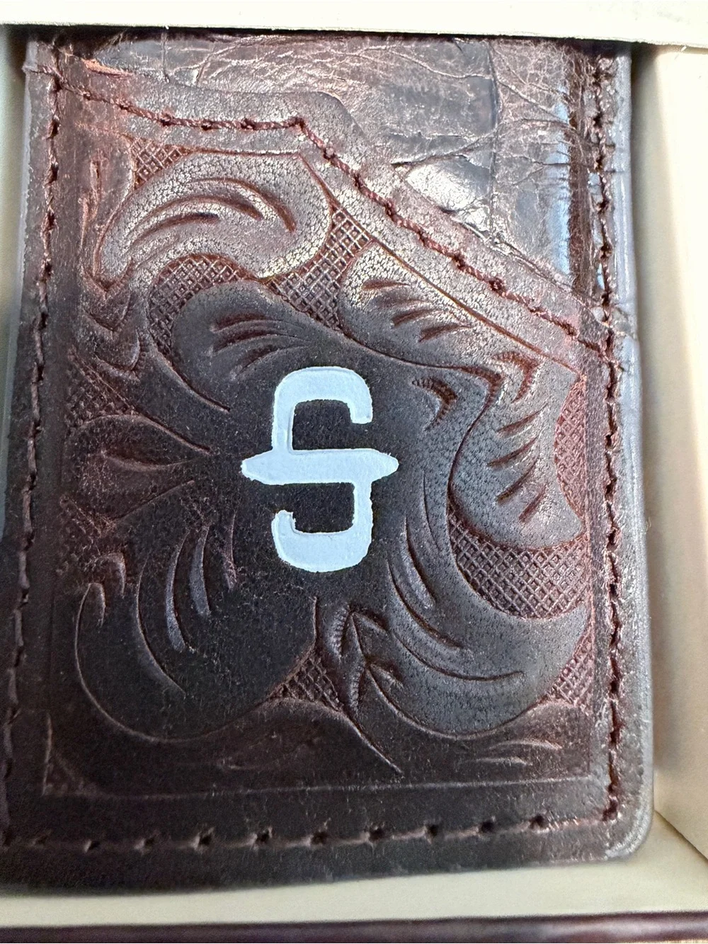 Stetson Leather Money clip